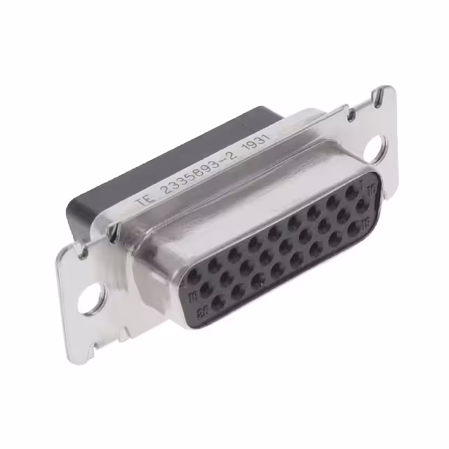 2335893-2 TE Connectivity Aerospace, Defense and Marine  Alloggiamenti per connettori D-Sub a forma di D